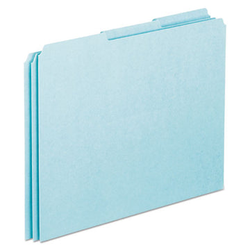 Pendaflex® Blank Top Tab File Guides, 1-5-cut Top Tab, Blank, 8.5 X 11, Blue, 100-box freeshipping - TVN Wholesale